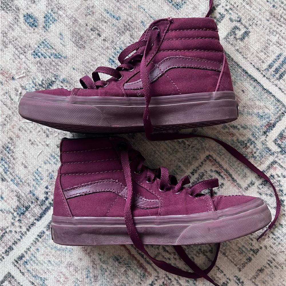 High top Vans- kids size 2